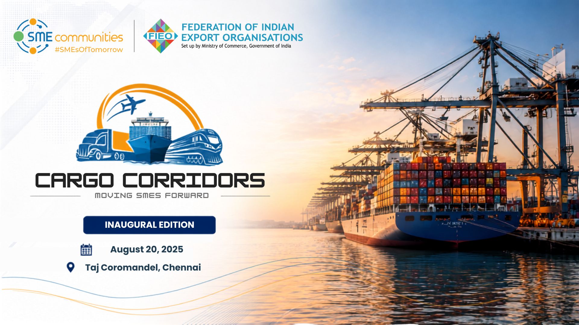 Cargo Corridors: Moving SMEs Forward event banner