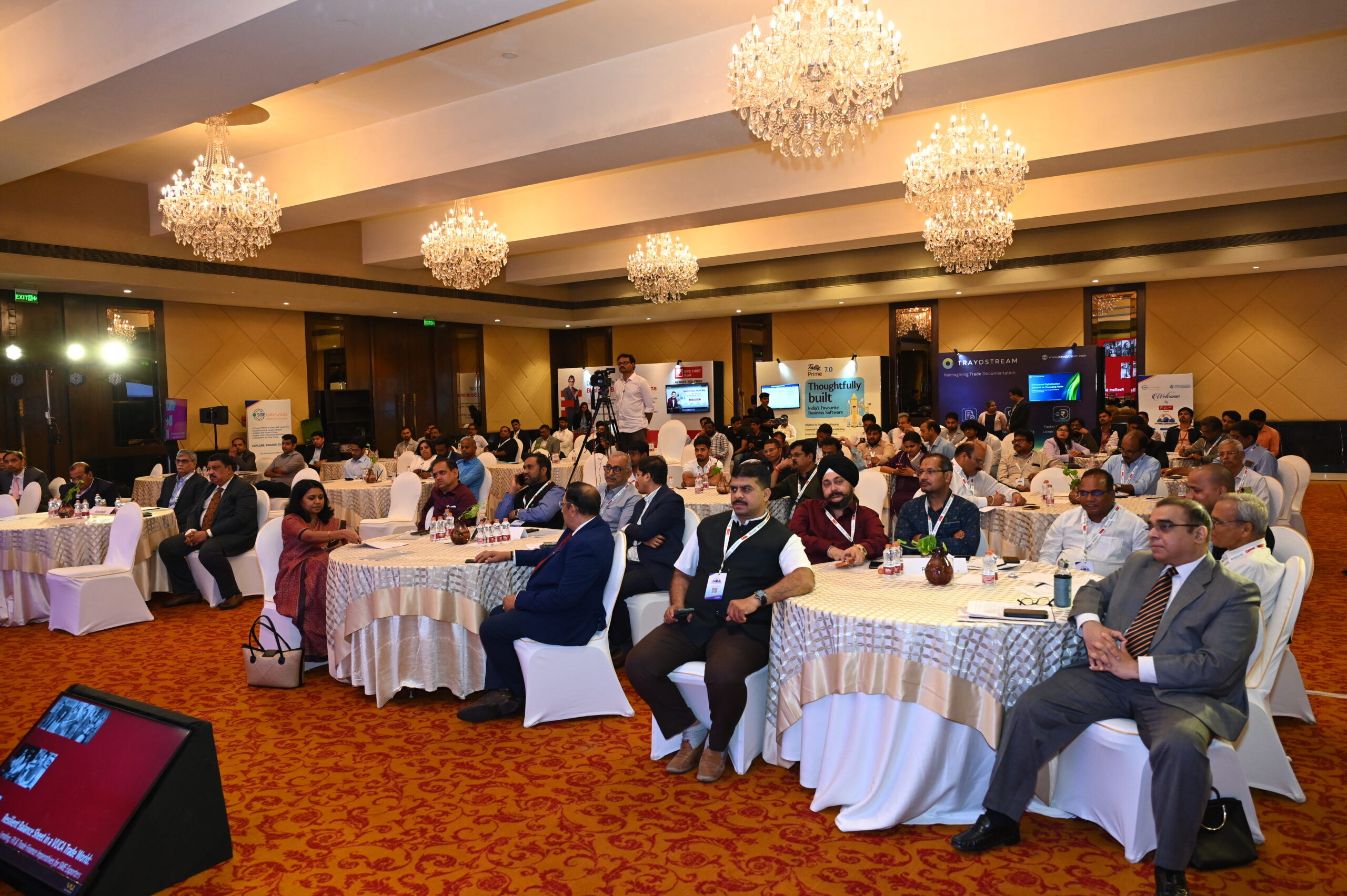 Conference hall and audience