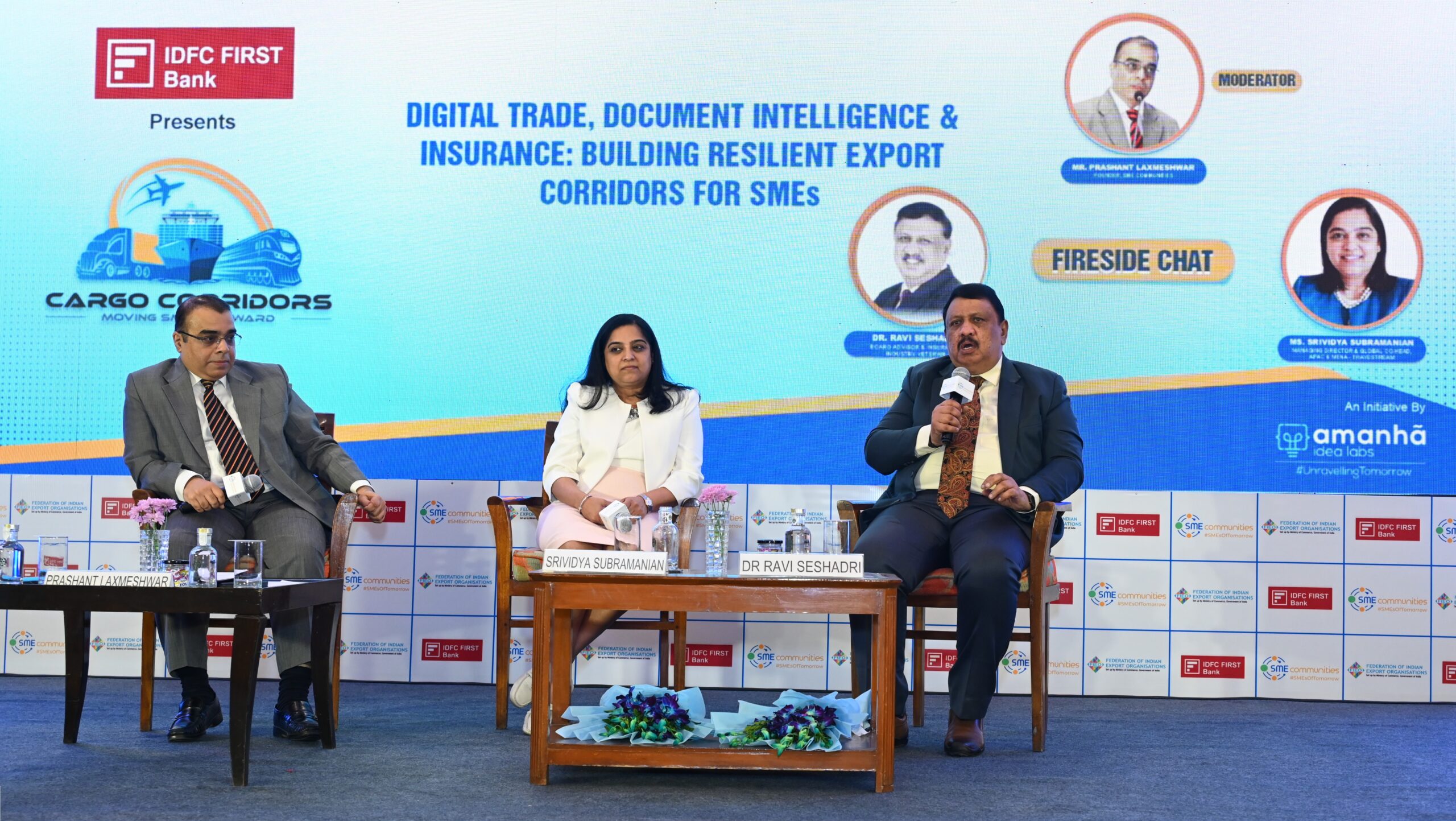 Fireside chat panel